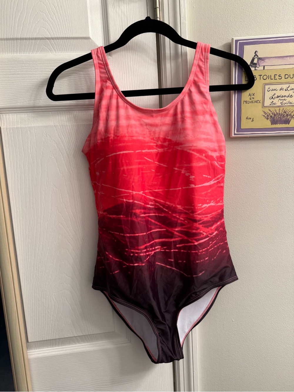 Girls Pink Ombre One-Piece Swimsuit